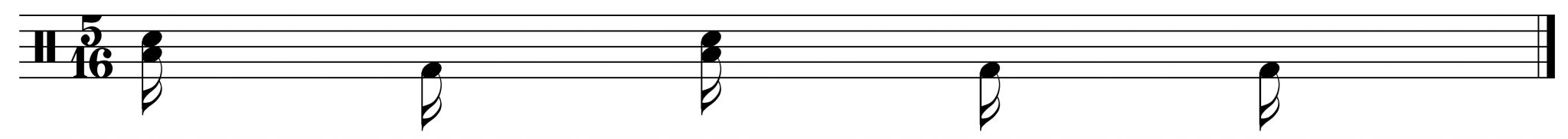 the five notes